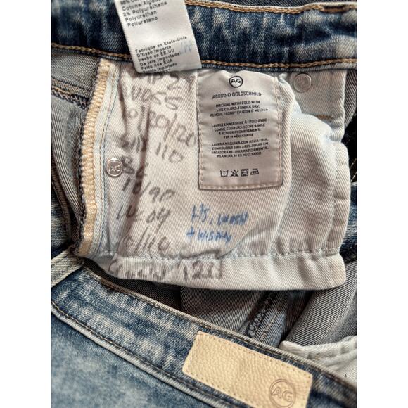 AG Adriano Goldschmied The Legging Ankle Jeans – Light Wash Raw Hem - SIZE 26 - Picture 12 of 12